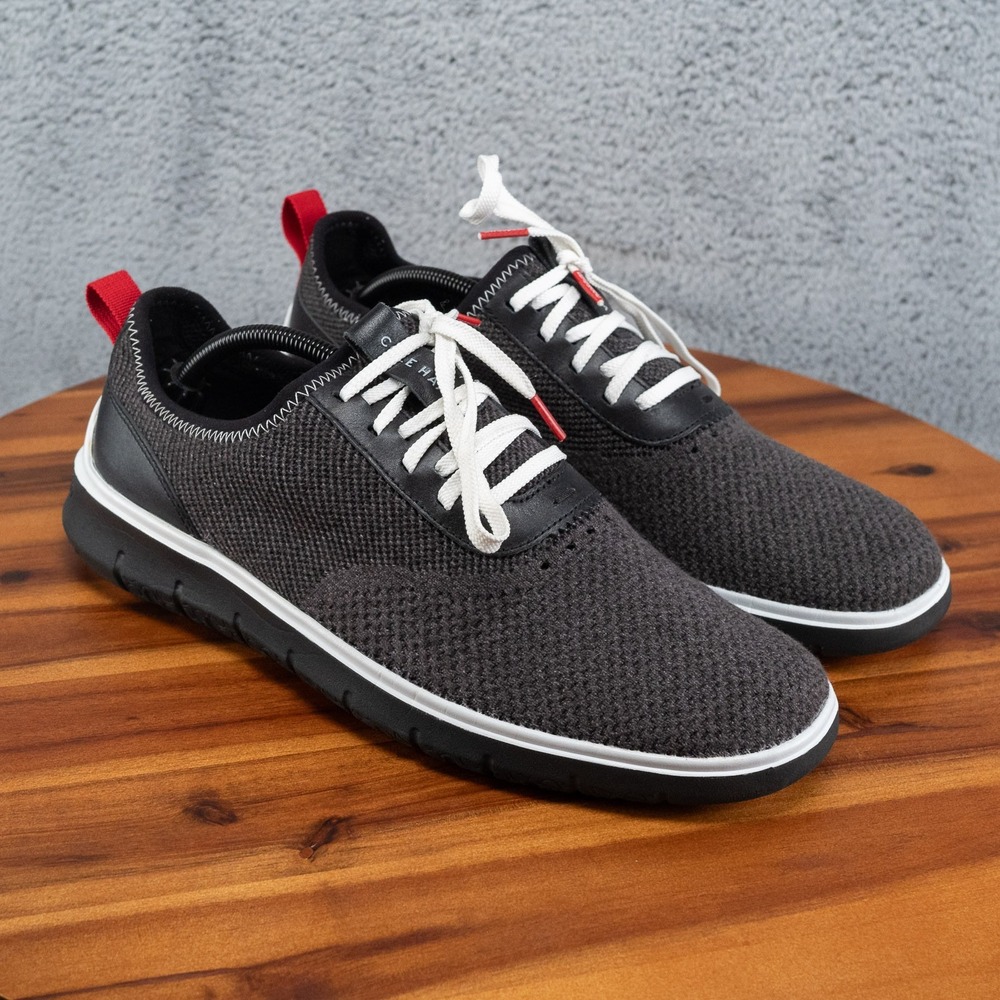 Cole Haan Generation Zerogrand Stitchlite Men Sneaker Oxford Shoes Black Sz 11.5